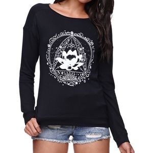 Kendall & Kylie Lotus Flower Soft Longsleeve